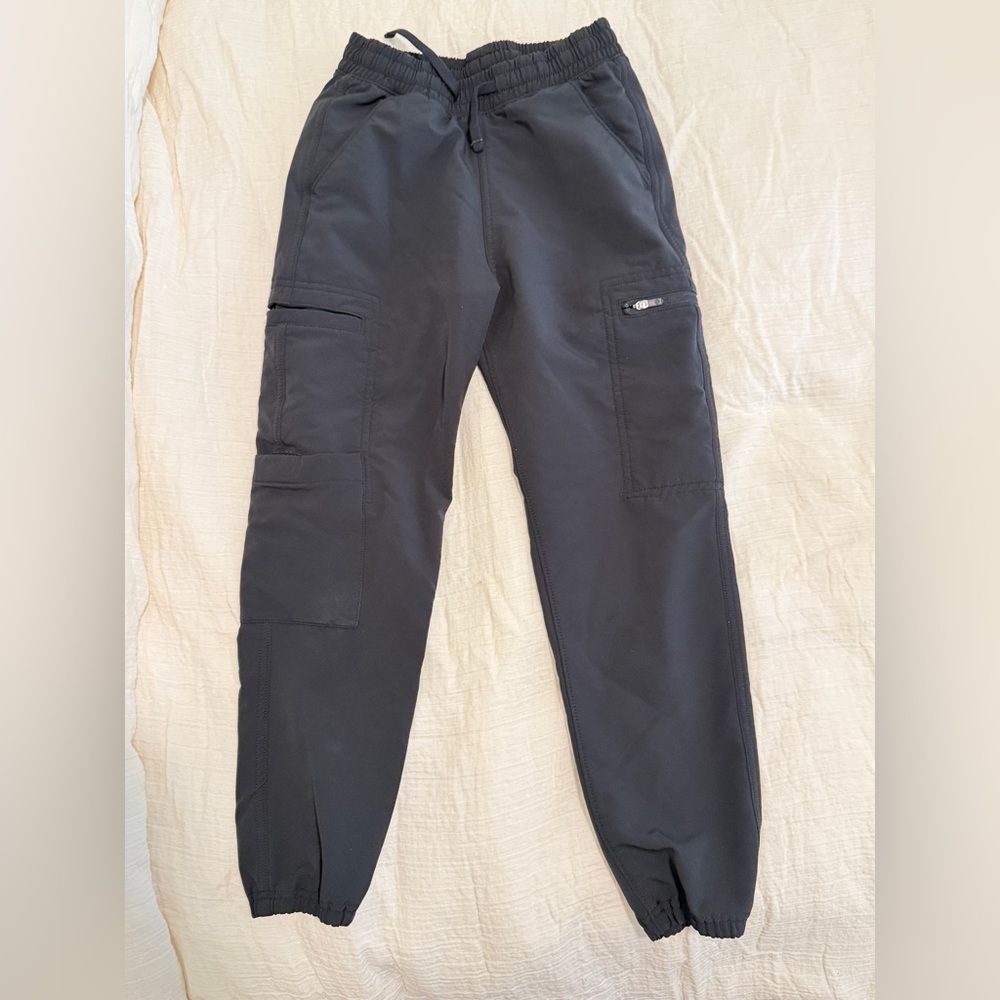 Abercrombie Kids size 9/10 Black Cozy Fleece Lined Joggers